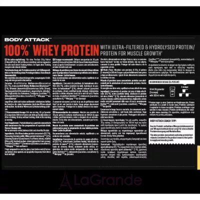 Body Attack 100% Whey Protein Banana Milk ������������ ������ 