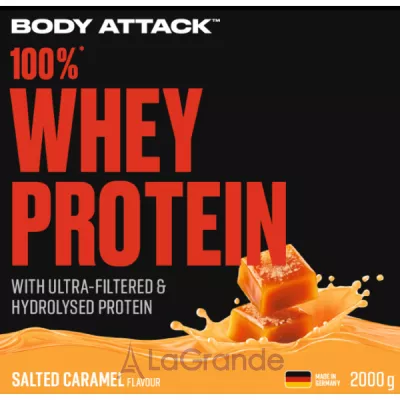 Body Attack 100% Whey Protein Salted Caramel ������������ ������ 