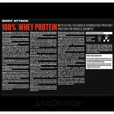 Body Attack 100% Whey Protein Salted Caramel ������������ ������ 