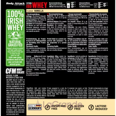 Body Attack Extreme ISO Whey Vanilla ���������� ������ 