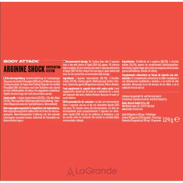 Body Attack Arginine Shock ����������� 