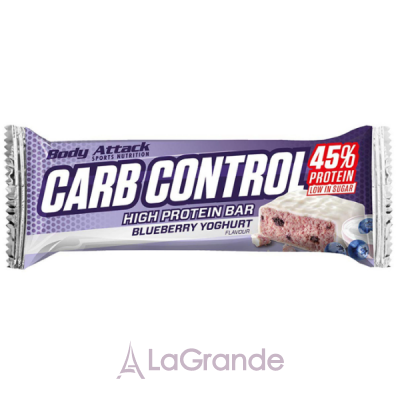 Body Attack Carb Control Protein Bar Blueberry Yogurt ���������� �������� 