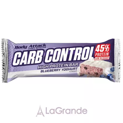 Body Attack Carb Control Protein Bar Blueberry Yogurt ���������� �������� 