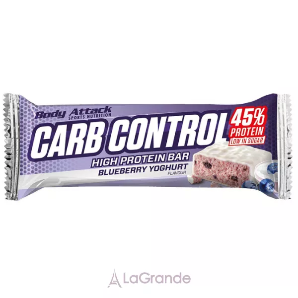 Body Attack Carb Control Protein Bar Blueberry Yogurt ���������� �������� 