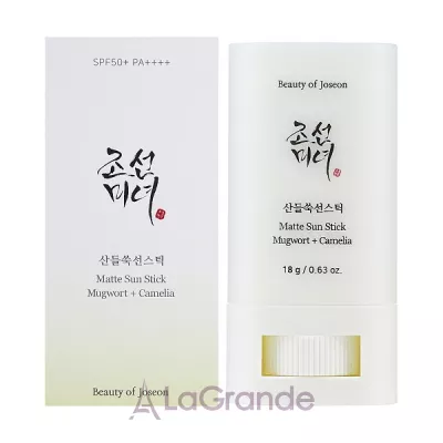 ������ Beauty Of Joseon Matte Sun Stick Mugwort+Camelia SPF 50+ PA++++ ������� �������������� ����