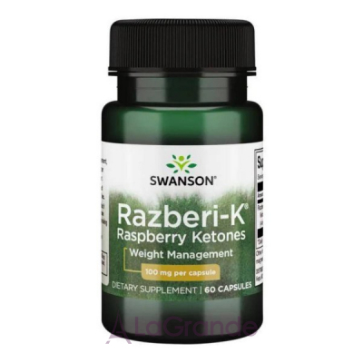�ֲ��� Swanson Razberi-K Raspberry Ketones 100mg �������� ��� ��������� 