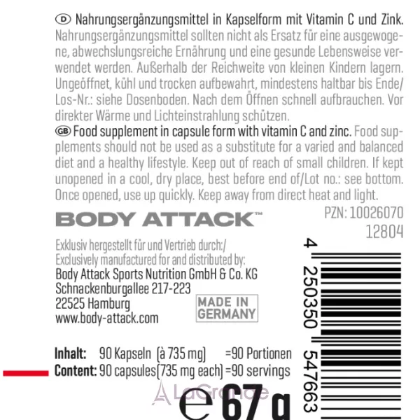 Body Attack Vitamin C Depot ������� ������� 