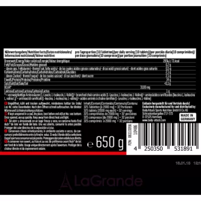 Body Attack Whey Amino Gold ������������� �������� Whey Amino Gold
