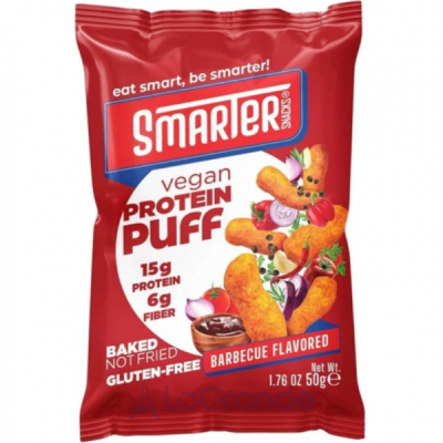 Smarter Protein Puffs Vegan Barbekyu ����������� ����� 