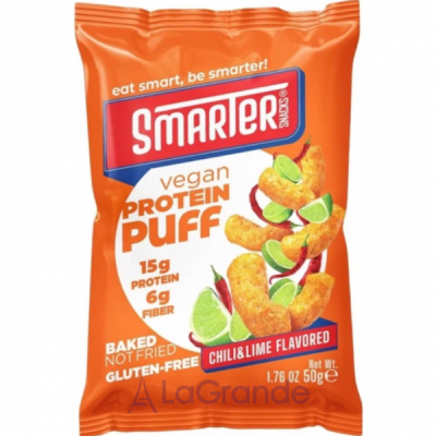 Smarter Protein Puffs Vegan Chili- Lime ����������� ����� 