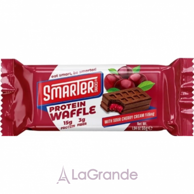 Smarter Snacks Protein Cocoa Waffle Sour Cherry ����������� ����� 