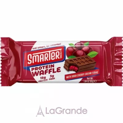 Smarter Snacks Protein Cocoa Waffle Sour Cherry ����������� ����� 