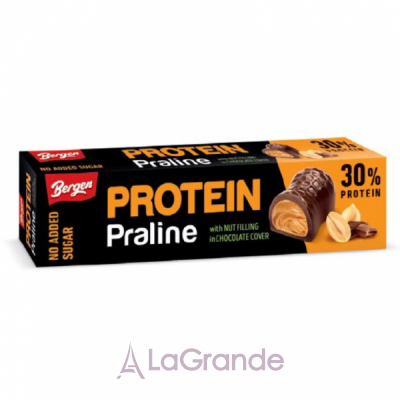 Bergen Protein Praline With Nut Filling in Chocolate Cover ����������� ������� � ���������� ������ � �������� �������� ��� ������