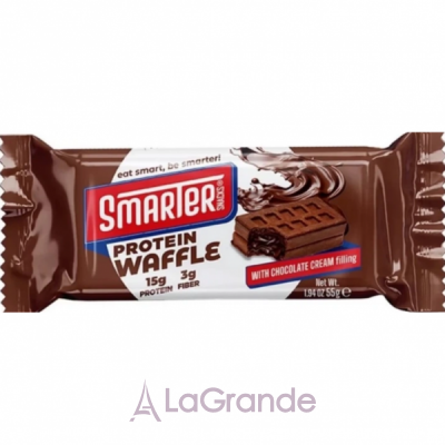 Smarter Snacks Protein Waffle  With Chocolate Cream ����������� ����� 