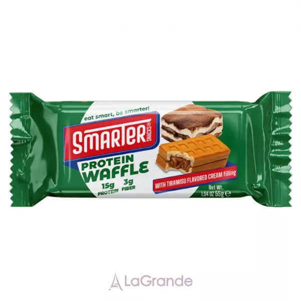 Smarter Snacks Protein Waffle With Tiramisu Flavored Cream ����������� ����� � �������� �������� �� ������ 