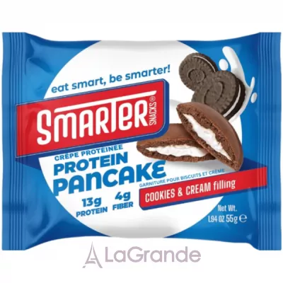 Smarter Snacks Protein Cocoa Pancake Cookies-Cream �������� ������� � ����� � �������� �������� �� ������ �������-������
