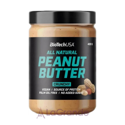 BioTech USA All Natural Peanut Butter Chrunchy ���������� ����� � ���������� ��������� �������