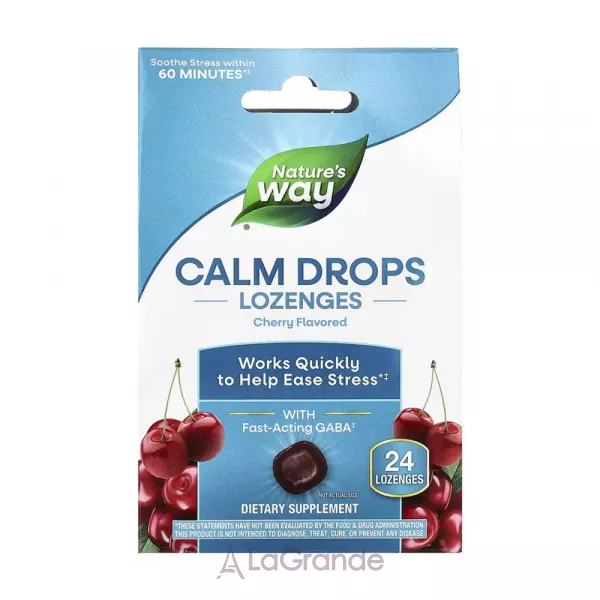 Nature's Way Calm Drops Lozenges Cherry �������� ��� ������ ������� �� ������ �����