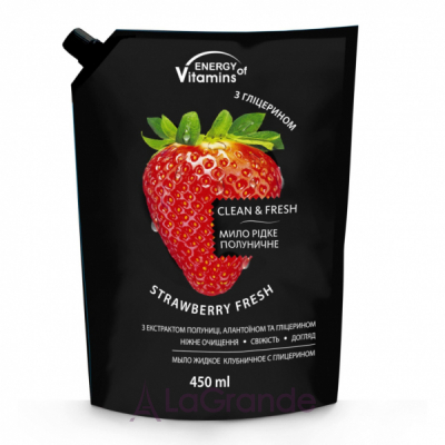 Energy of Vitamins Clean & Fresh Liquid Soap Strawberry ������ ���� ���������� � ���������� (���-���)