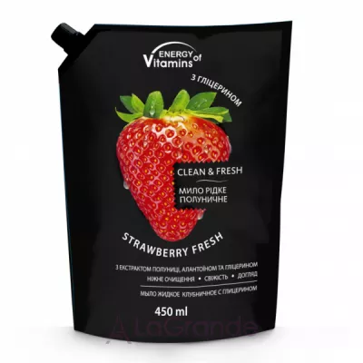 Energy of Vitamins Clean & Fresh Liquid Soap Strawberry ������ ���� ���������� � ���������� (���-���)