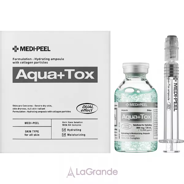 �ֲ��� Medi-Peel Aqua+ Tox Ampoule ������������� �������� ��������� ��� �������