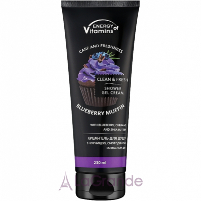 Energy of Vitamins Clean & Fresh Shower Gel Blueberry Muffin ����-���� ��� ���� 