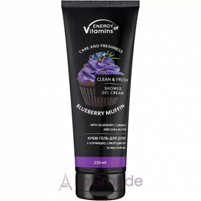 Energy of Vitamins Clean & Fresh Shower Gel Blueberry Muffin ����-���� ��� ���� 
