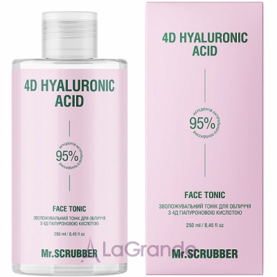 Mr.Scrubber 4D Hyaluronic Acid Face Tonic �������������� ����� ��� ������� � 4� ����������� ��������