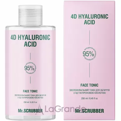 Mr.Scrubber 4D Hyaluronic Acid Face Tonic �������������� ����� ��� ������� � 4� ����������� ��������