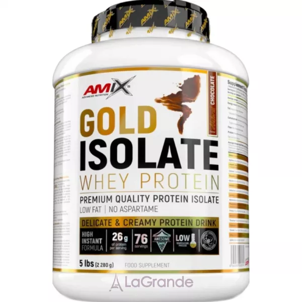 Amix Gold Whey Protein Isolate Chocolate ������ ������������� �������� �������-������ 