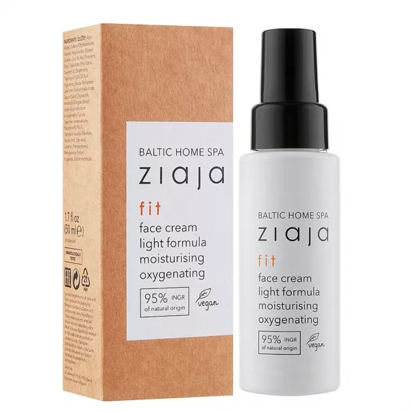 Ziaja Baltic Home Spa Fit Face Cream Light Formula Moisturising Oxygenating ������ ����������� � ���������� ���������� ���� ��� ����
