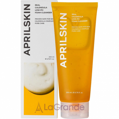 Aprilskin Real Calendula Low-Ph Foam Cleanser ���� ��� �������� � ���������� ���������