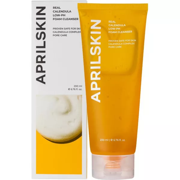 Aprilskin Real Calendula Low-Ph Foam Cleanser ���� ��� �������� � ���������� ���������