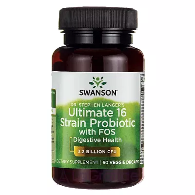 Swanson Dr. Stephen Langer's Ultimate 16 Strain Probiotic with FOS ĳ������ ������� 