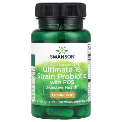 Swanson Dr. Stephen Langer's Ultimate 16 Strain Probiotic with FOS ĳ������ ������� 