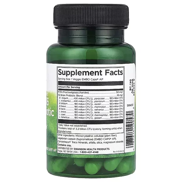 Swanson Dr. Stephen Langer's Ultimate 16 Strain Probiotic with FOS ����������� ������� 