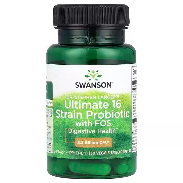 Swanson Dr. Stephen Langer's Ultimate 16 Strain Probiotic with FOS ����������� ������� 