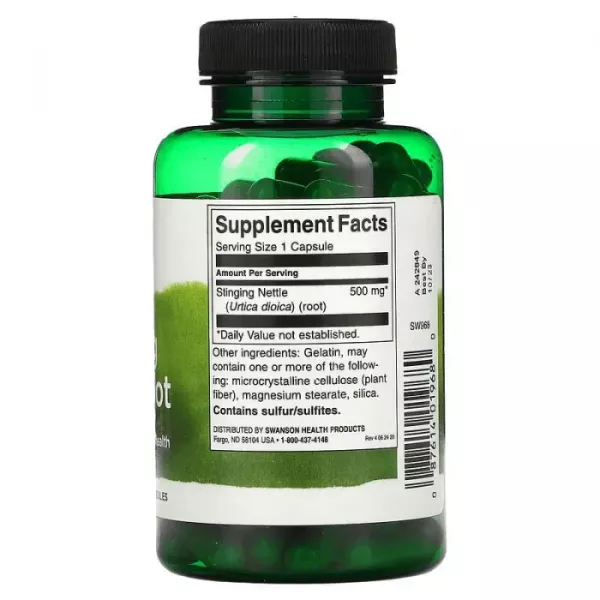 Swanson Stinging Nettle Root 500 mg ����������� ������� 