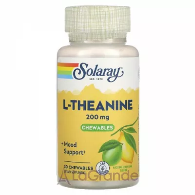 Solaray L-Theanine 200 mg Chewables ĳ������ ������� 