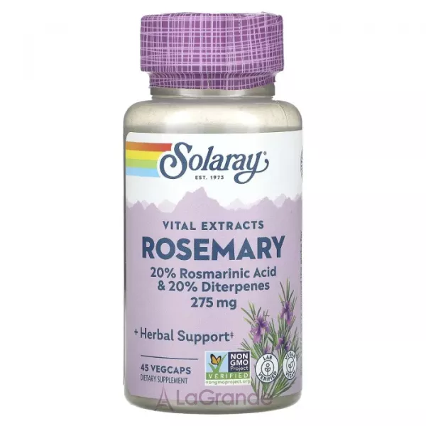 Solaray Vital Extracts Rosemary 275 mg ����������� ������� 