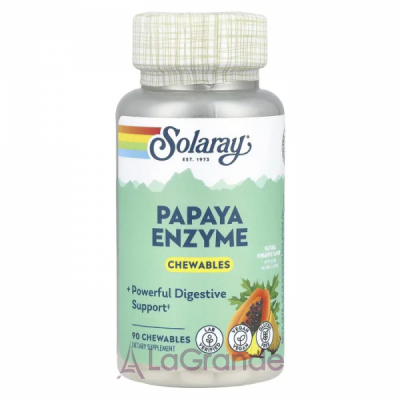 Solaray Papaya Enzyme Chewables ����������� ������� 