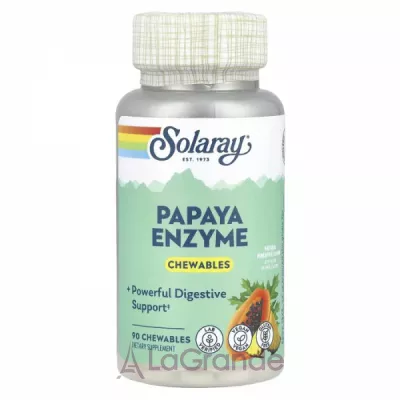 Solaray Papaya Enzyme Chewables ����������� ������� 