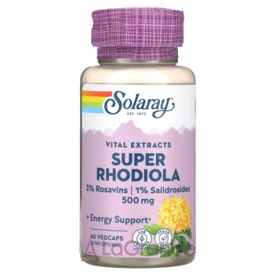 Solaray Vital Extracts Super Rhodiola 500 mg ĳ������ ������� 