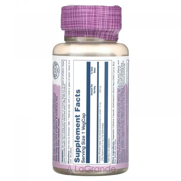 Solaray Vital Extracts Super Rhodiola 500 mg ĳ������ ������� 