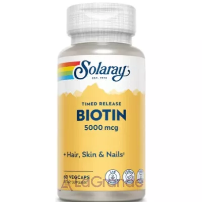 �ֲ��� Solaray Biotin 5000mcg ĳ������ ������� ��������