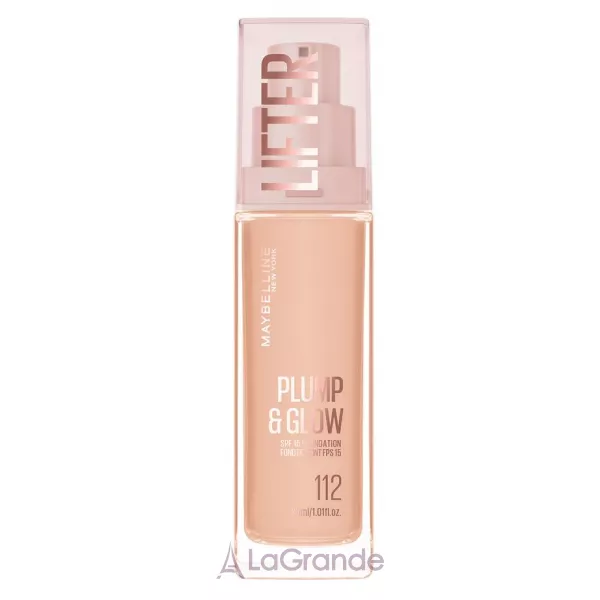 Maybelline New York Lifter Plump & Glow SPF 15 Foundation ��������� ���� ��� ���������� � ������������� ������ ���� � SPF15