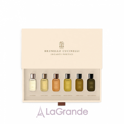 Brunello Cucinelli Miniature Discovery Set ���� ������� � ������ ������� (Vie Eteree + Soffio Zenit + Sogno Notturno + Brezza Gentile + Ombra Liric + Vento Ardente)