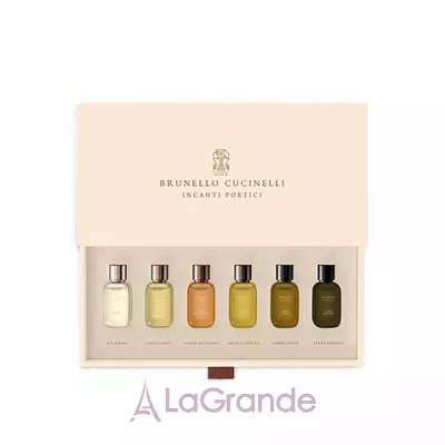 Brunello Cucinelli Miniature Discovery Set ���� ������� � ������ ������� (Vie Eteree + Soffio Zenit + Sogno Notturno + Brezza Gentile + Ombra Liric + Vento Ardente)