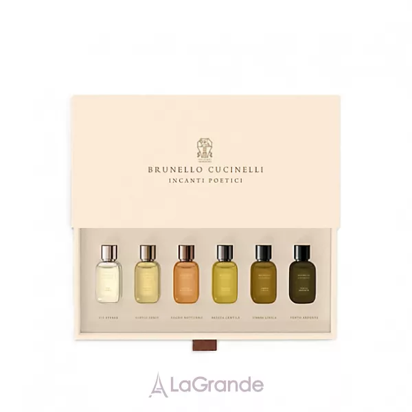 Brunello Cucinelli Miniature Discovery Set ����� ����� �  ������� ��������� (Vie Eteree + Soffio Zenit + Sogno Notturno + Brezza Gentile + Ombra Liric + Vento Ardente)