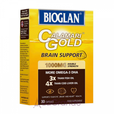 Bioglan Calamari Gold Brain Support 1000 mg ����������� ������� ��� ��������� �������� �����, ������ � ���� 